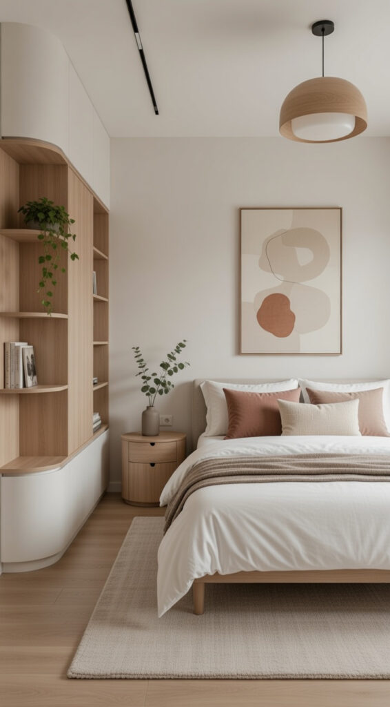 A Calm and Minimal Japandi Bedroom