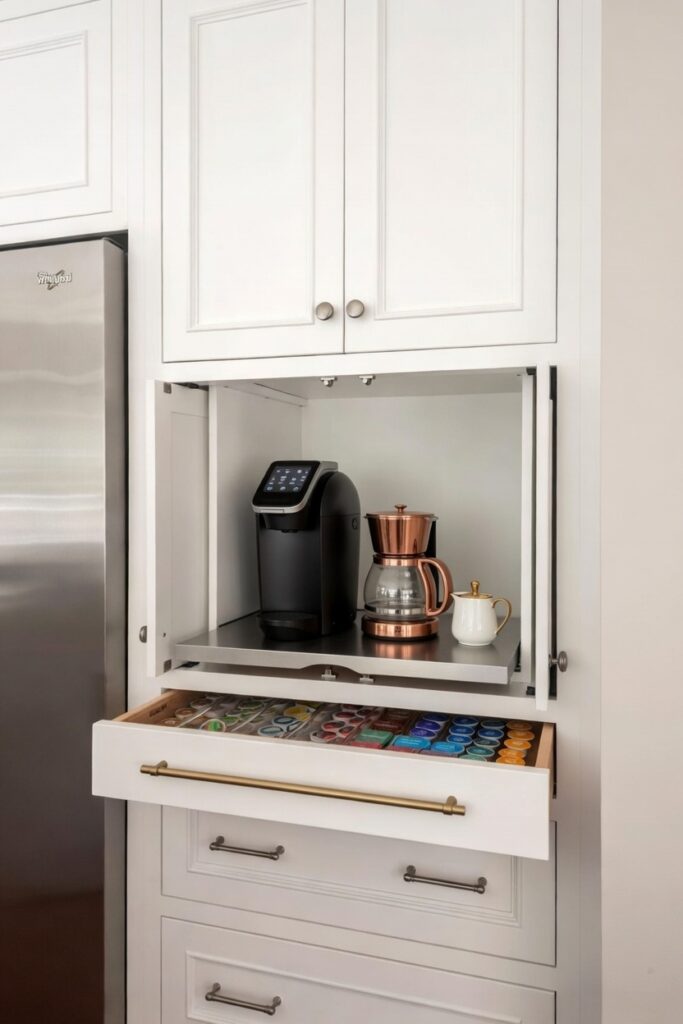 A Slide-Out Appliance Garage