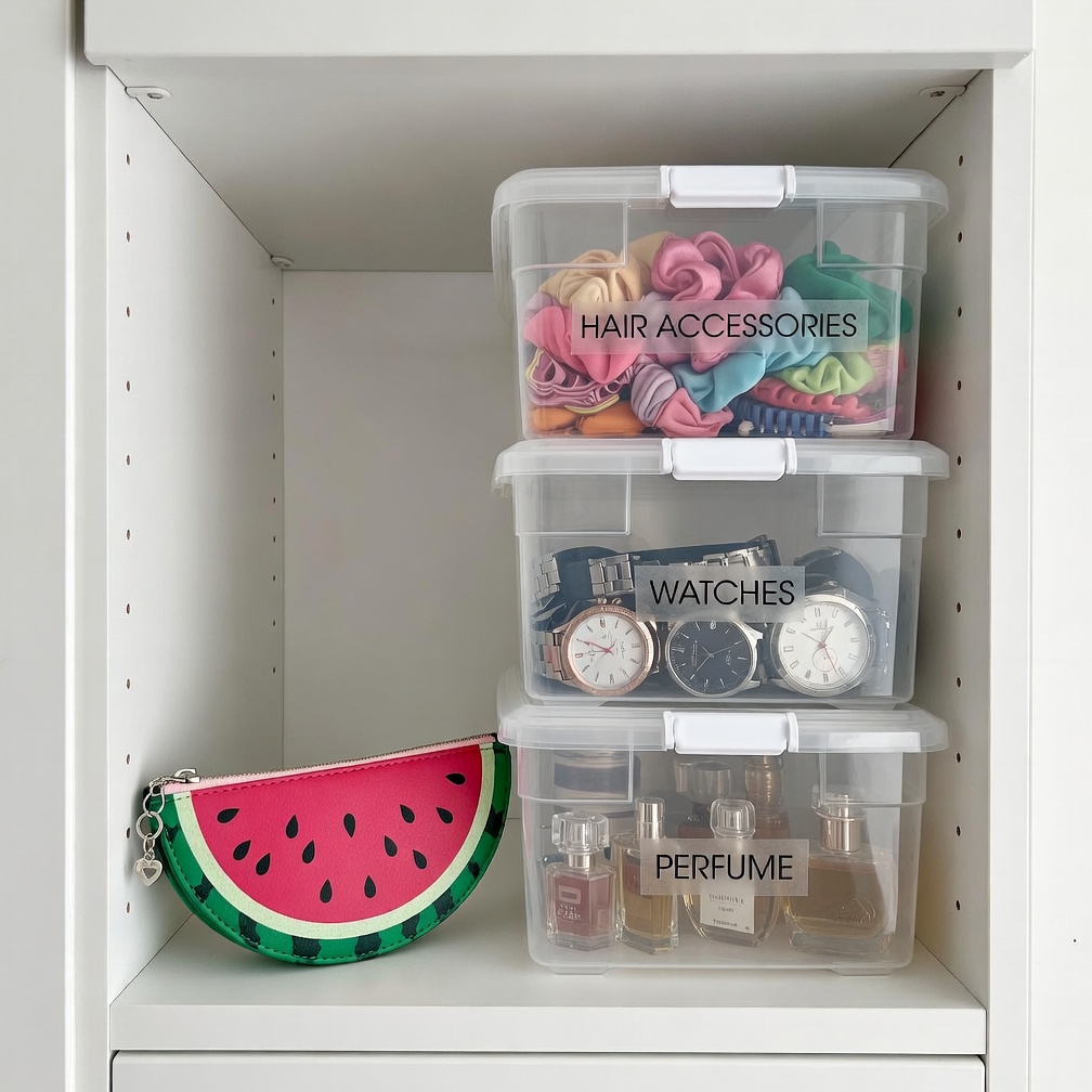  Categorize Accessories in Containers