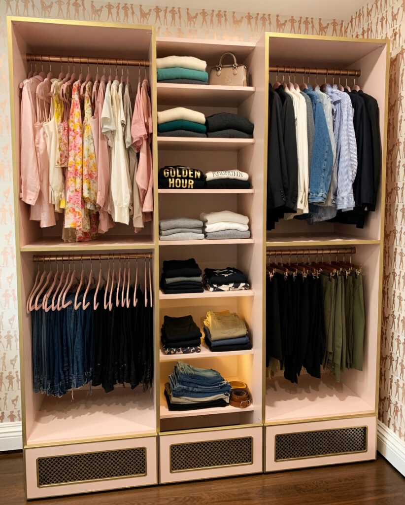 Double-Tiered Closets