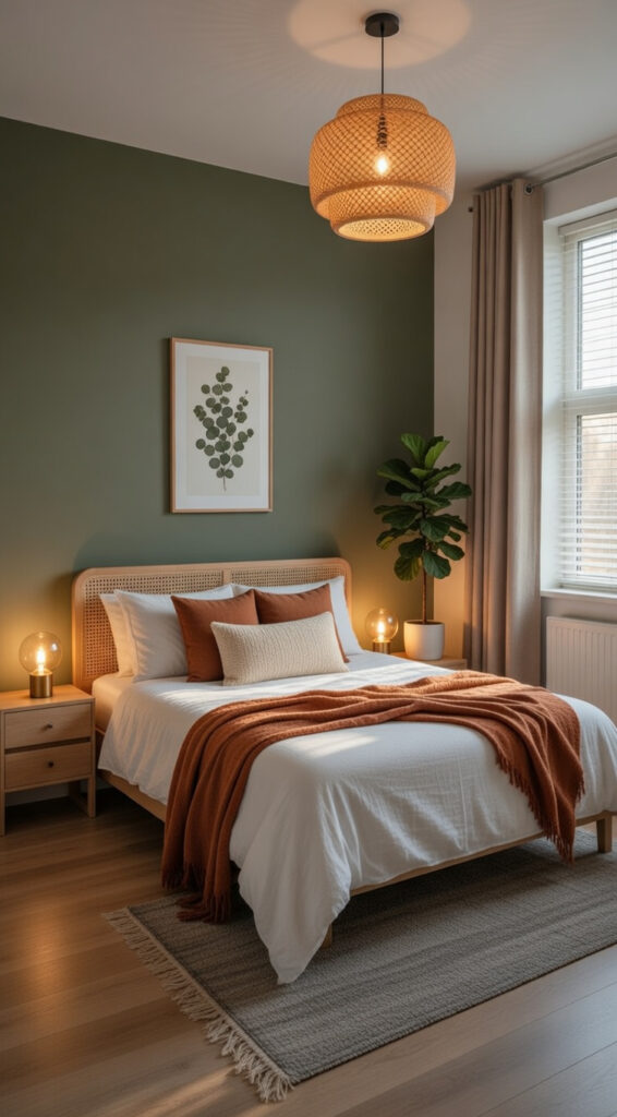 Earthy Chic Small Bedroom Retreat