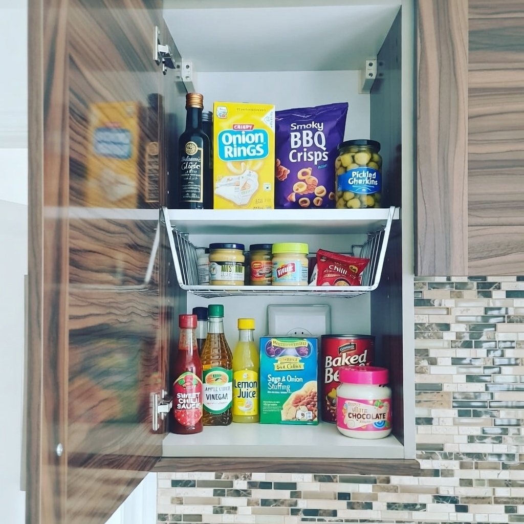  Hanging Undershelf Wire Basket