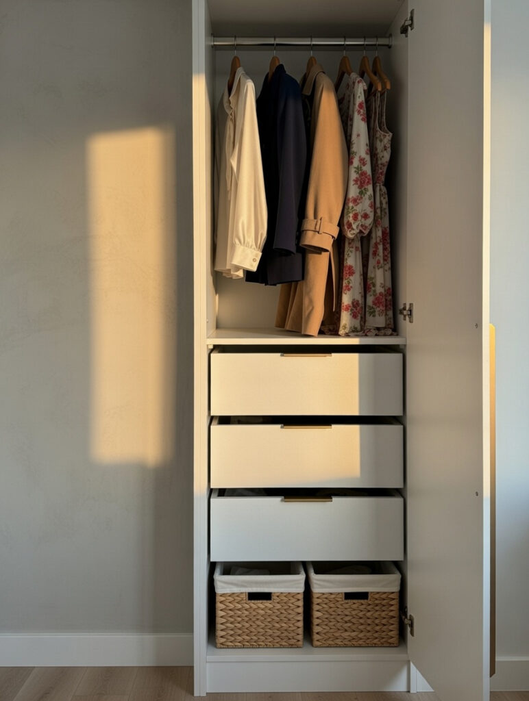 Install Your Dresser Inside the Closet