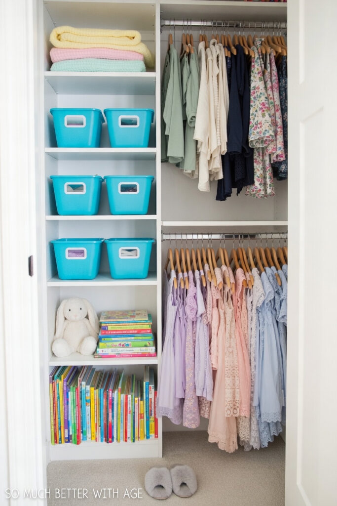 Kids Closet Bins