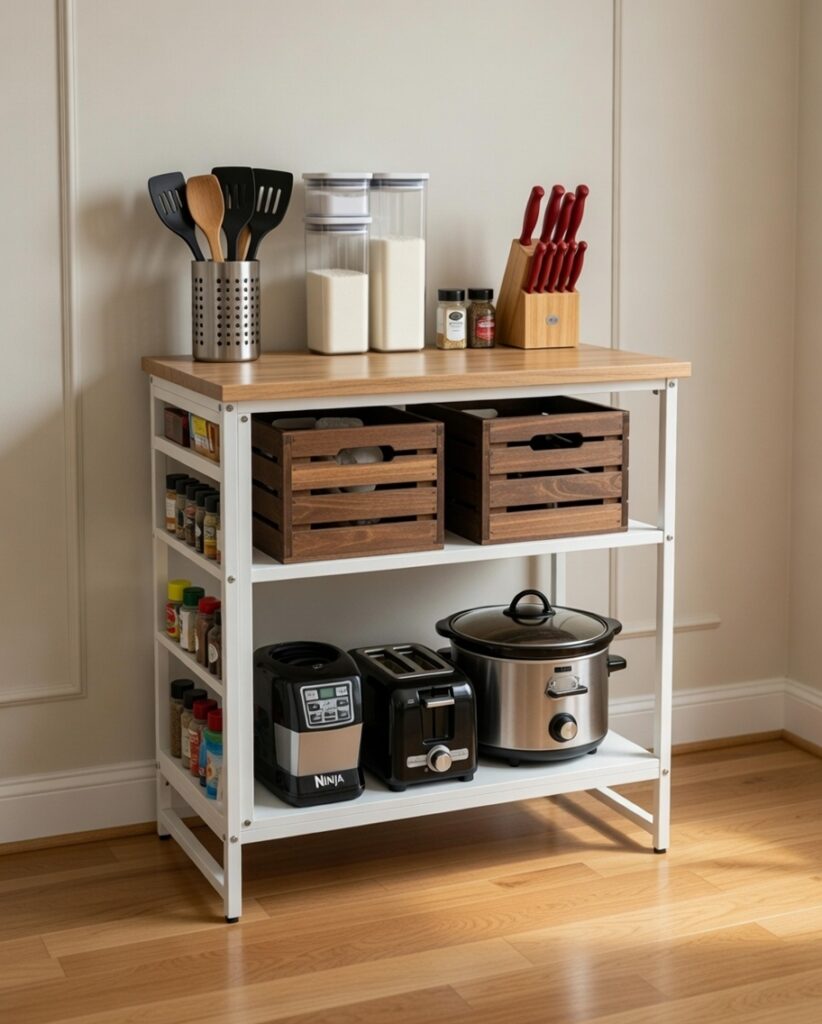 Meal Prep Pull-Out Work Station