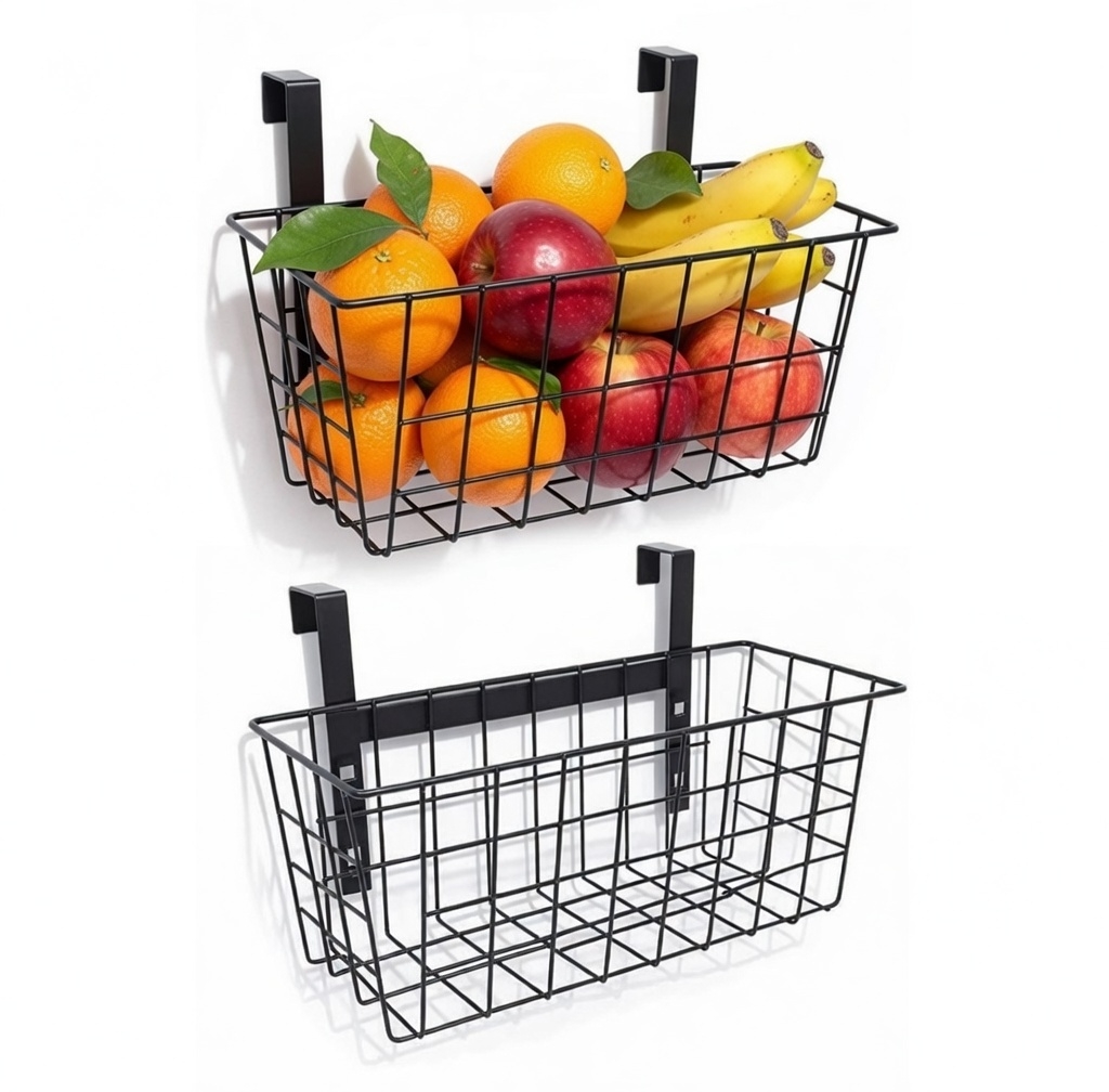 Over-the-Cabinet Door Basket