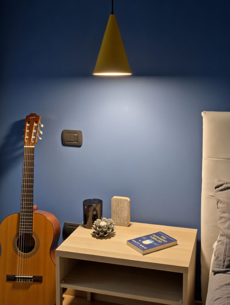 Replace Your Bedside Lamp with the Hanging One