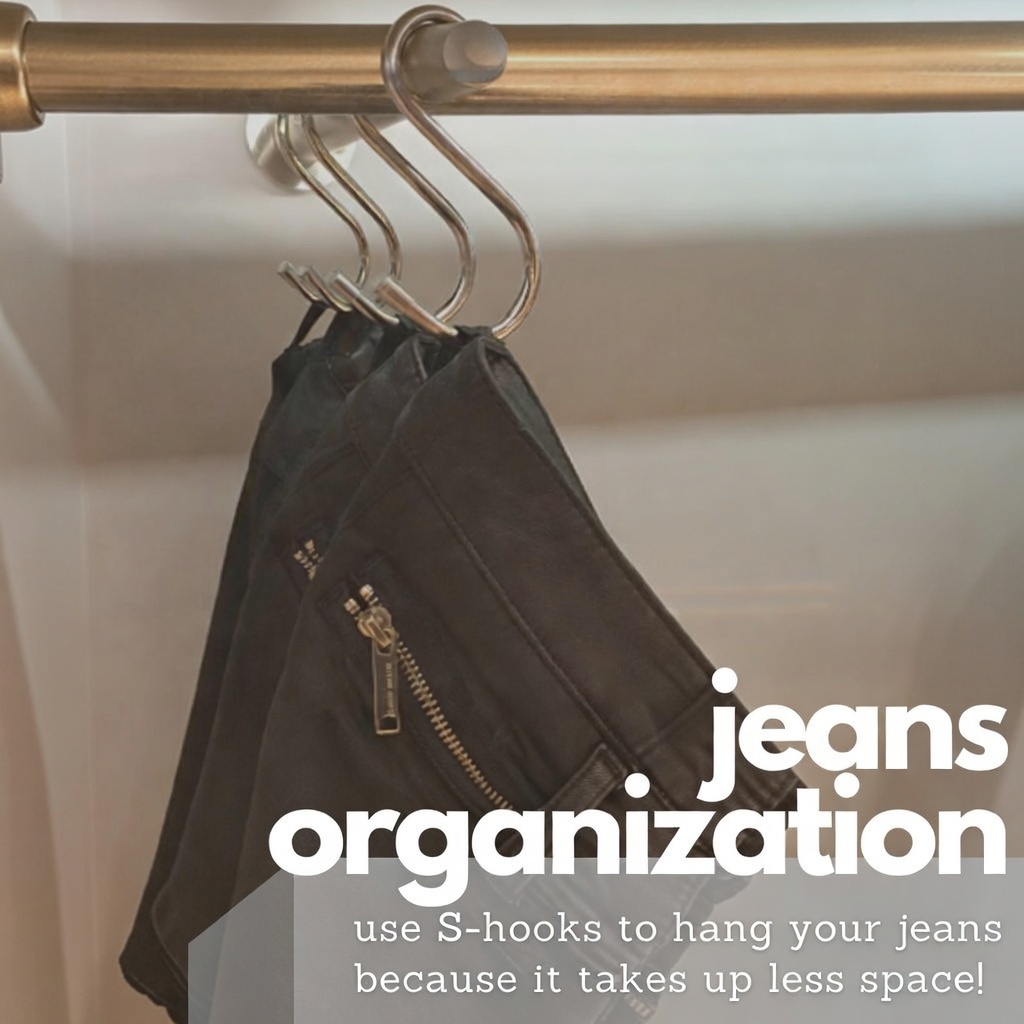S Hook Jean Organization