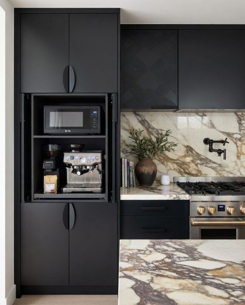 Slide Down Appliance Garage