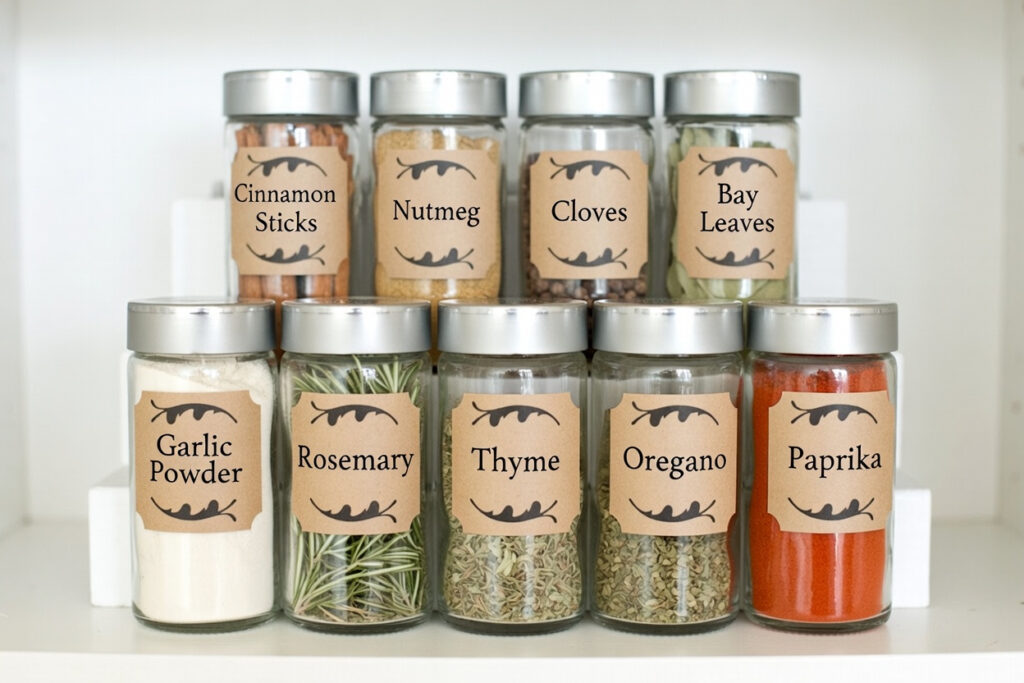  Spice Jars