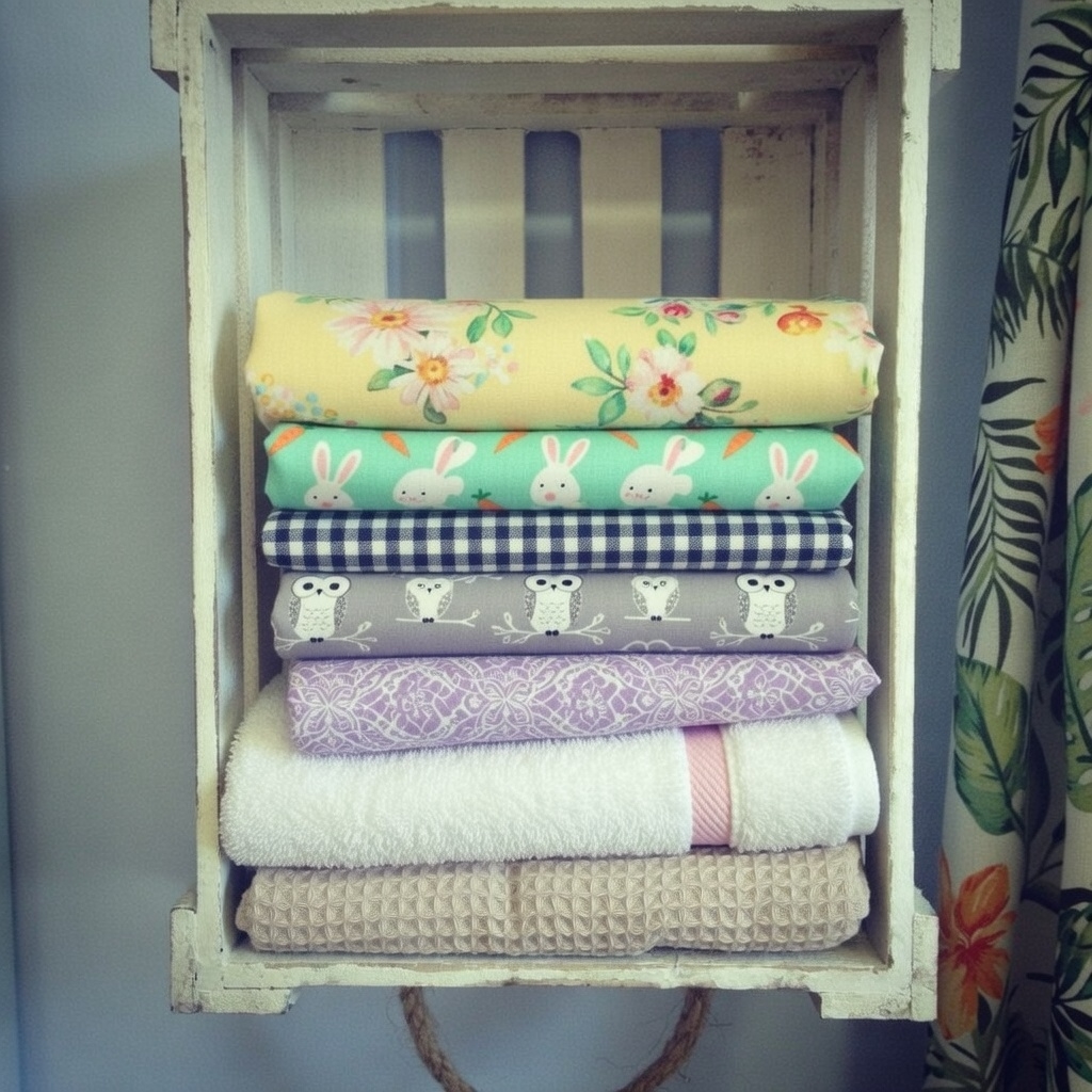 Storage Crate for Towels