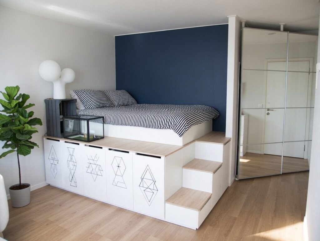 Storage Platform Bed
