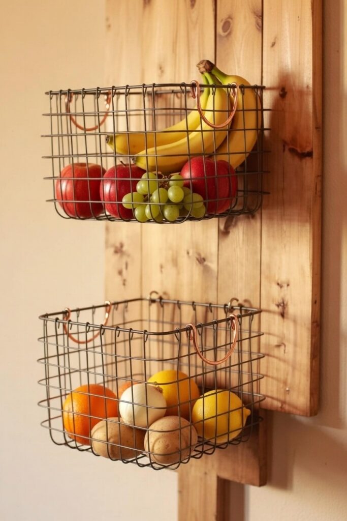 Wall Mounted Fruit Basket