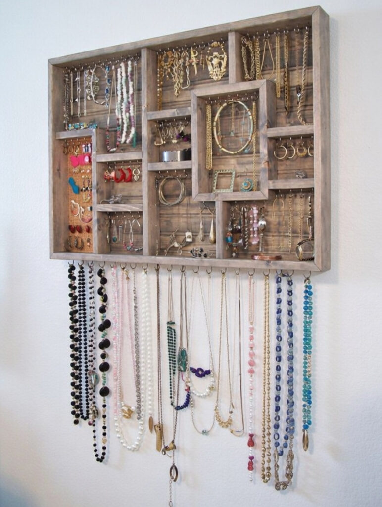 Wall-Mounted Jewelry Organizer
