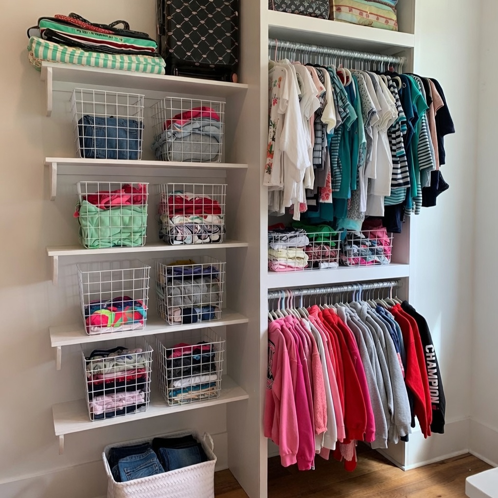  Wire Bins for Clothes